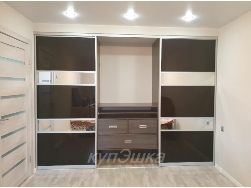 Встроенный шкаф купе в спальню